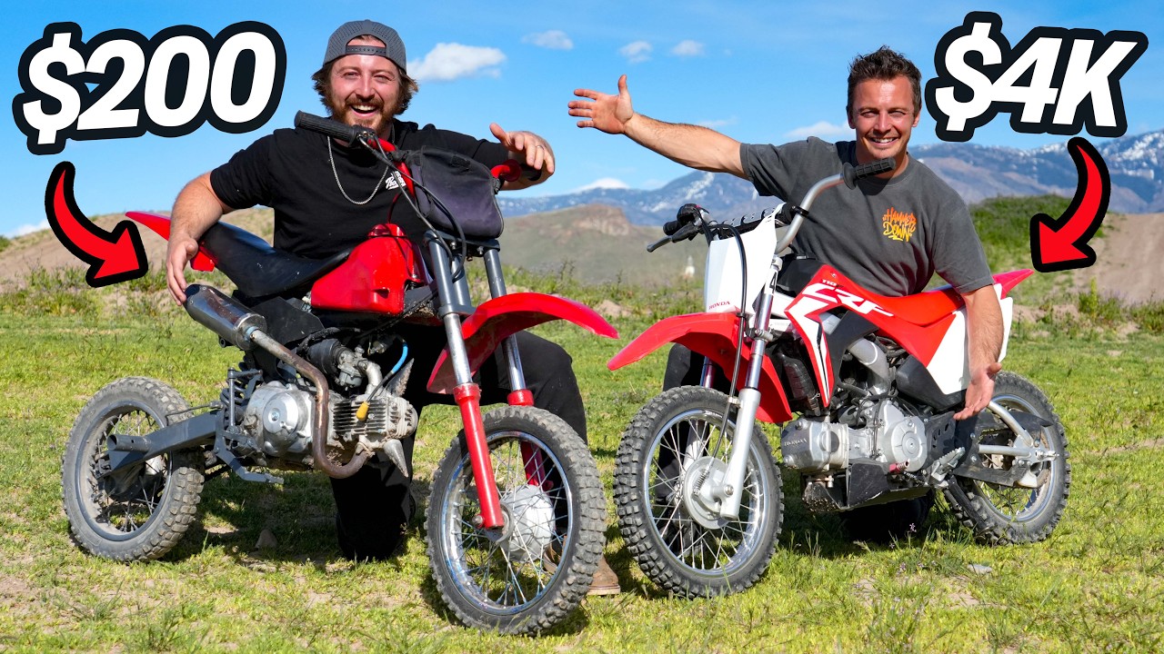WE TESTED CHEAP VS EXPENSIVE PITBIKES