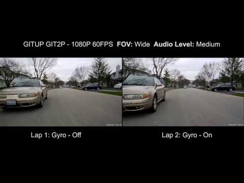 GitUp Git2P - Gyro Image Stabilization Test 1 (Road Bike Handlebar Mount)