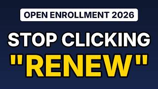 Stop Overpaying for Health Insurance (Open Enrollment Guide)