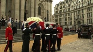 Thousands bid farewell to Britain's Thatcher