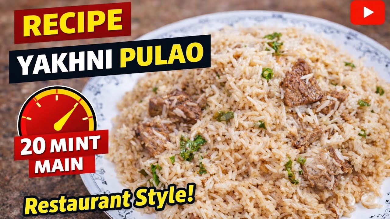 Asli Yakhni Pulao Recipe 🔥| Soft Chawal Aur Lazeez Yakhni Ka Raaz