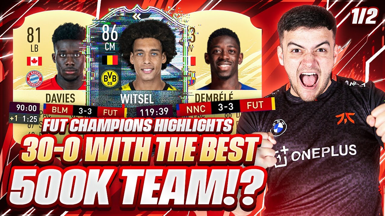 30-0 ON FUT CHAMPS w/ THE BEST 500K TEAM!! FIFA 21 ULTIMATE TEAM TOP 100 HIGHLIGHTS!!