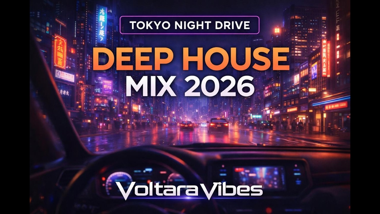 Deep House Mix 2026 | Voltara Vibes | Tokyo Night Drive Journey
