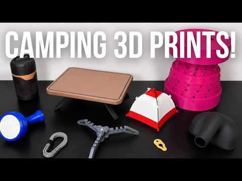 Best CAMPING 3D Prints You Need!