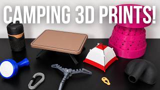 Best CAMPING 3D Prints You Need!