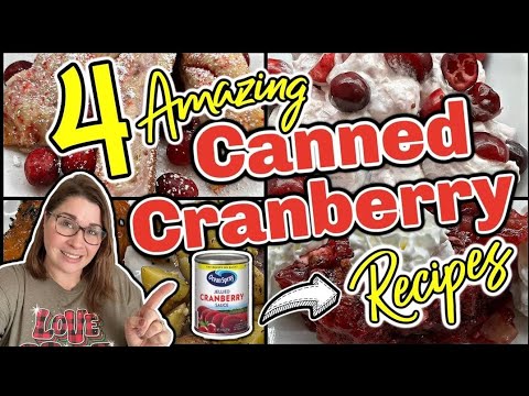 HOW To Use Canned Cranberry Sauce| Quick & Easy - YouTube