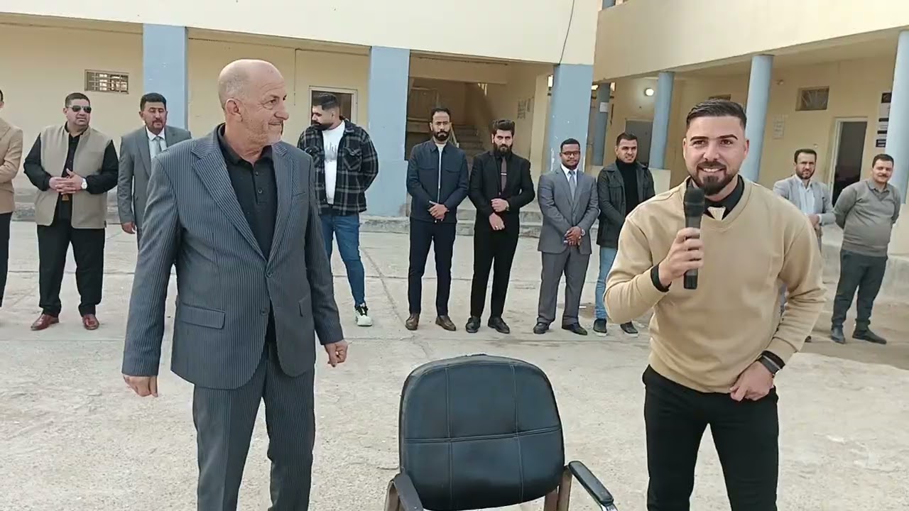 حفل تكريم المرشد التربوي لثانوية تبارك المختلطة السيد أحمد حسين علوان 