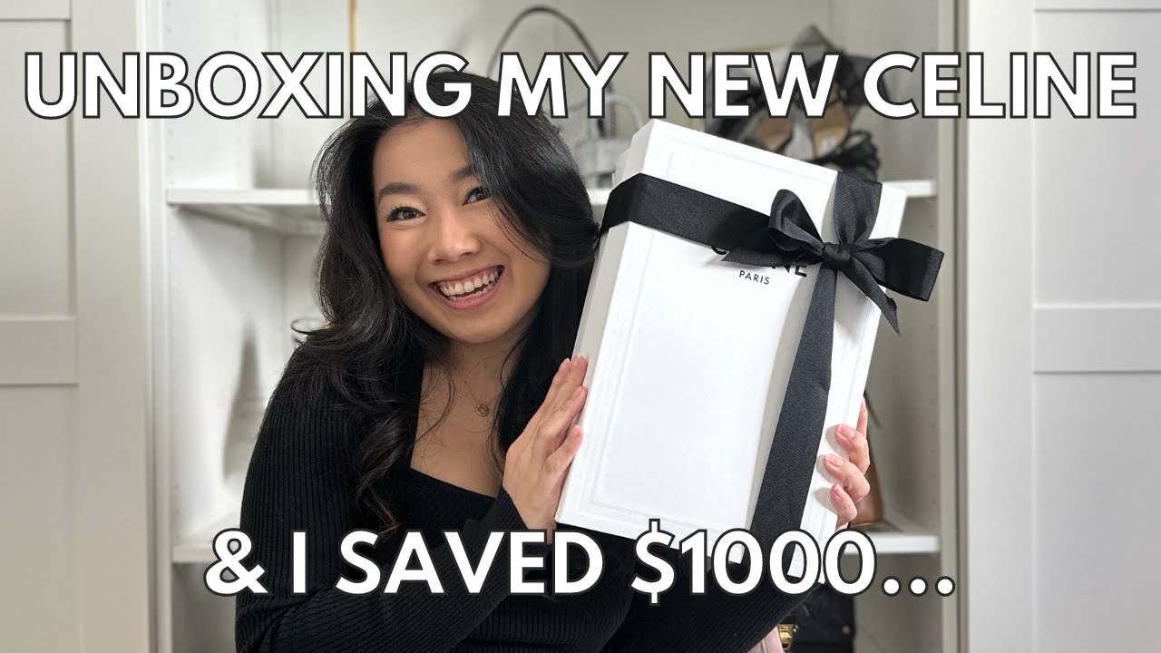 CELINE TRIOMPHE - UNBOXING, FIRST IMPRESSIONS + HOW I SAVED $1000