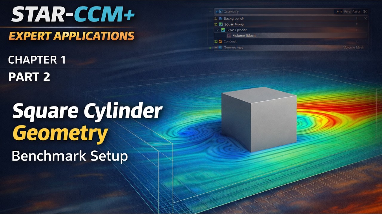 STAR-CCM+ Expert Applications (Ch1 Part 2) — Build the Square Cylinder ...