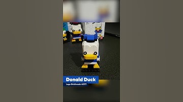 How to Lego: Donald Duck Stop Motion Build