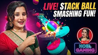 Stack Ball Live Game 🔴| Day- 40| 100 Day Challenge | Road To 30k Subs 🚀 #stackball #livegaming #game