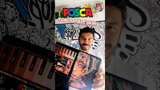 marcadores PORTRAIT POSCA #art #posca #artline #art #shortviral #fyp #artista #acrylicpainting