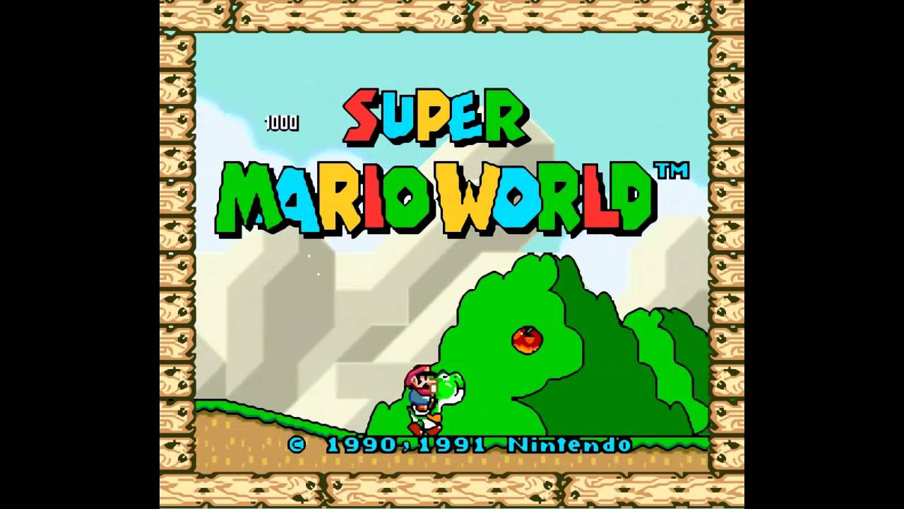 Super Mario World Title Intro - SNES (HD) - YouTube
