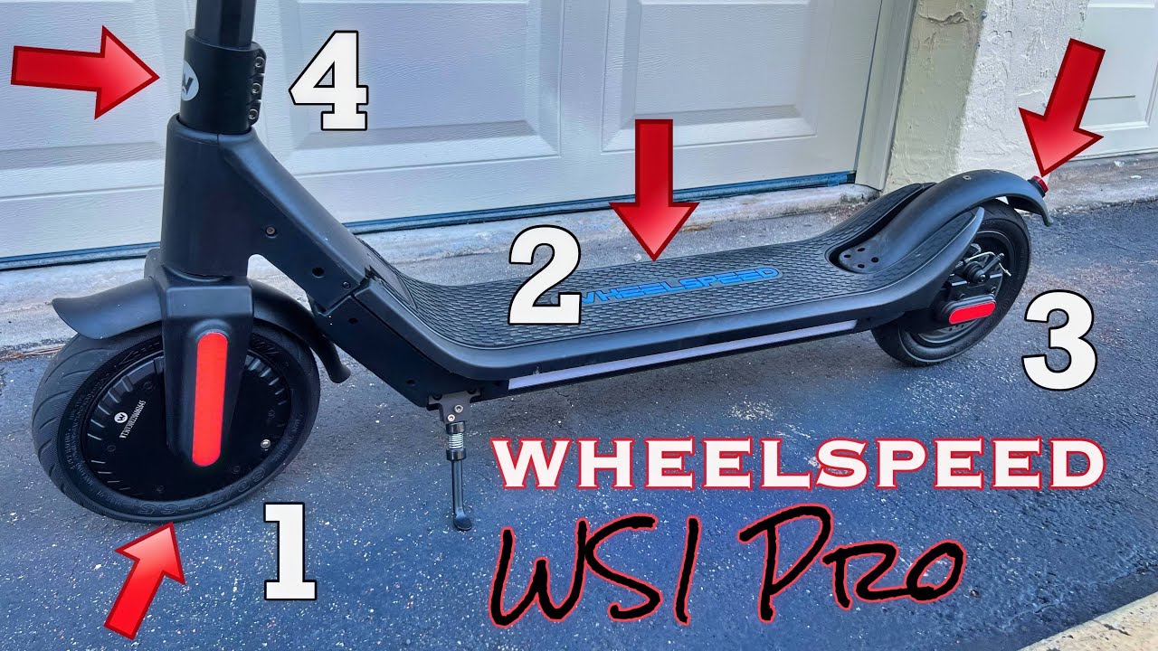 WheelSpeed WS1 Pro Electric Scooter 400W Great Speed & Battery