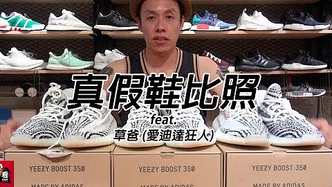 看你老師真假鞋對照 - Adidas Yeezy 350 Boost  Zebra - 天天要聞