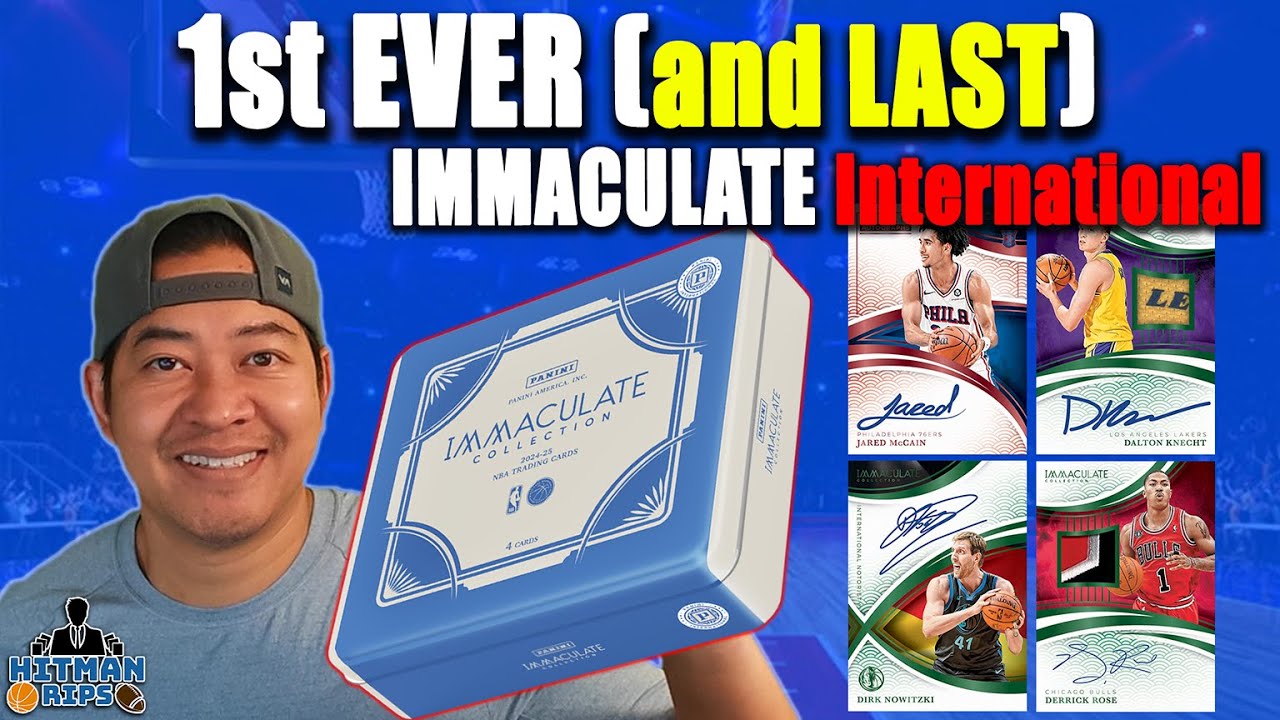 ПЕРВЫЙ (и ПОСЛЕДНИЙ) лицензионный Immaculate International Hobby Box (2024/25) — ПОКА, PANINI...