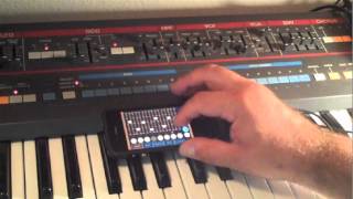 LIne 6 MIDI Mobilizer + Little MIDI Machine + Juno 106 test