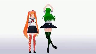 [MMD] Yandere Simulator  You spin me  right  round