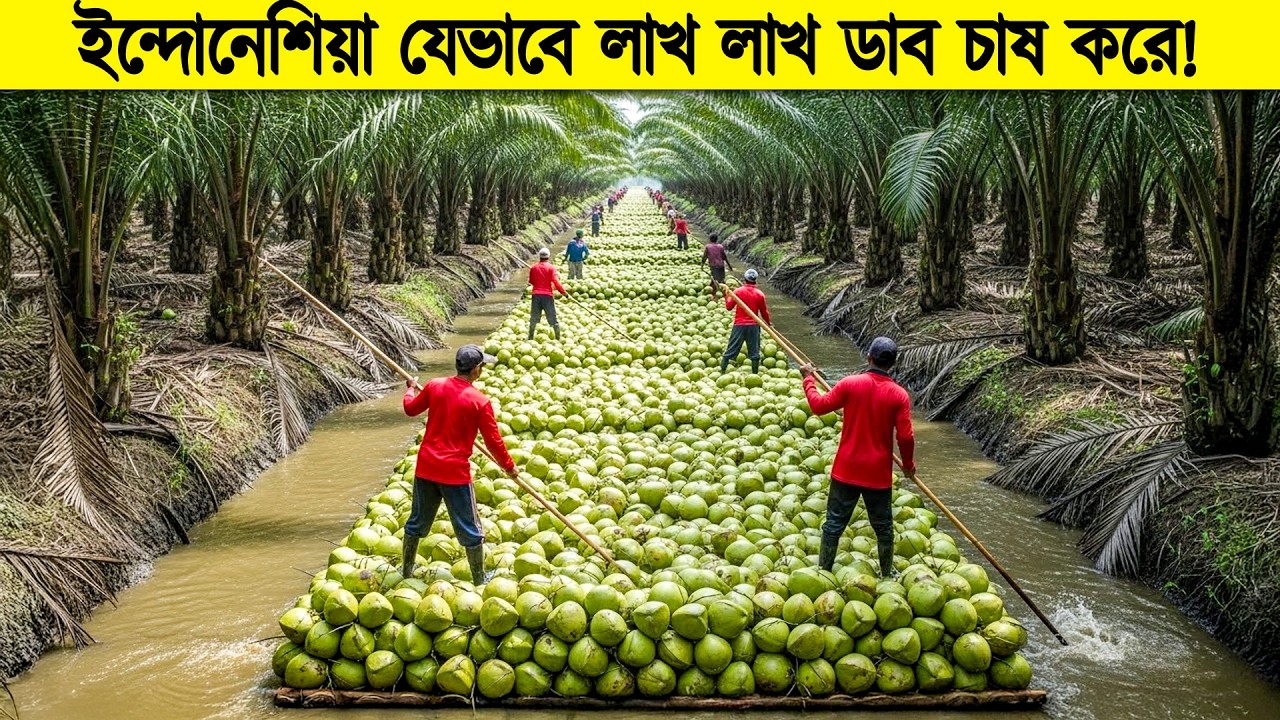 নারকেল চাষকে তারা অন্য লেভেলে নিয়ে গেছে! দেখুন ইন্দোনেশিয়ার কৃষি যে কারনে উন্নত !