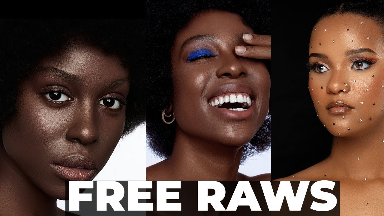 Free Raw images for High End Skin  Retouching