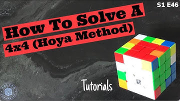 How To Solve A 4x4 (Hoya Method) | Solved n Scrambled