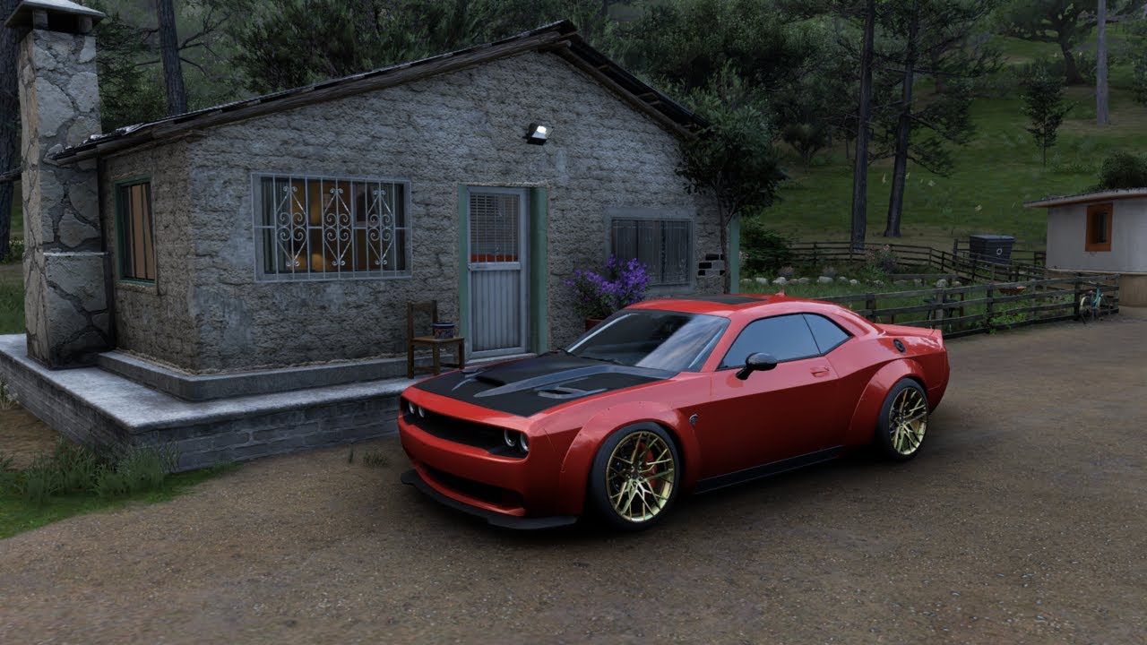 Dodge Challenger SRT HELLCAT 2015 custom paint | Keyboard Gameplay