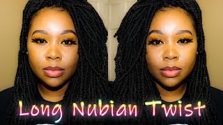 Crochet Long Nubian Twist Hair Tutorial | UNIQUERENEE | DoRenee Beauty Supply