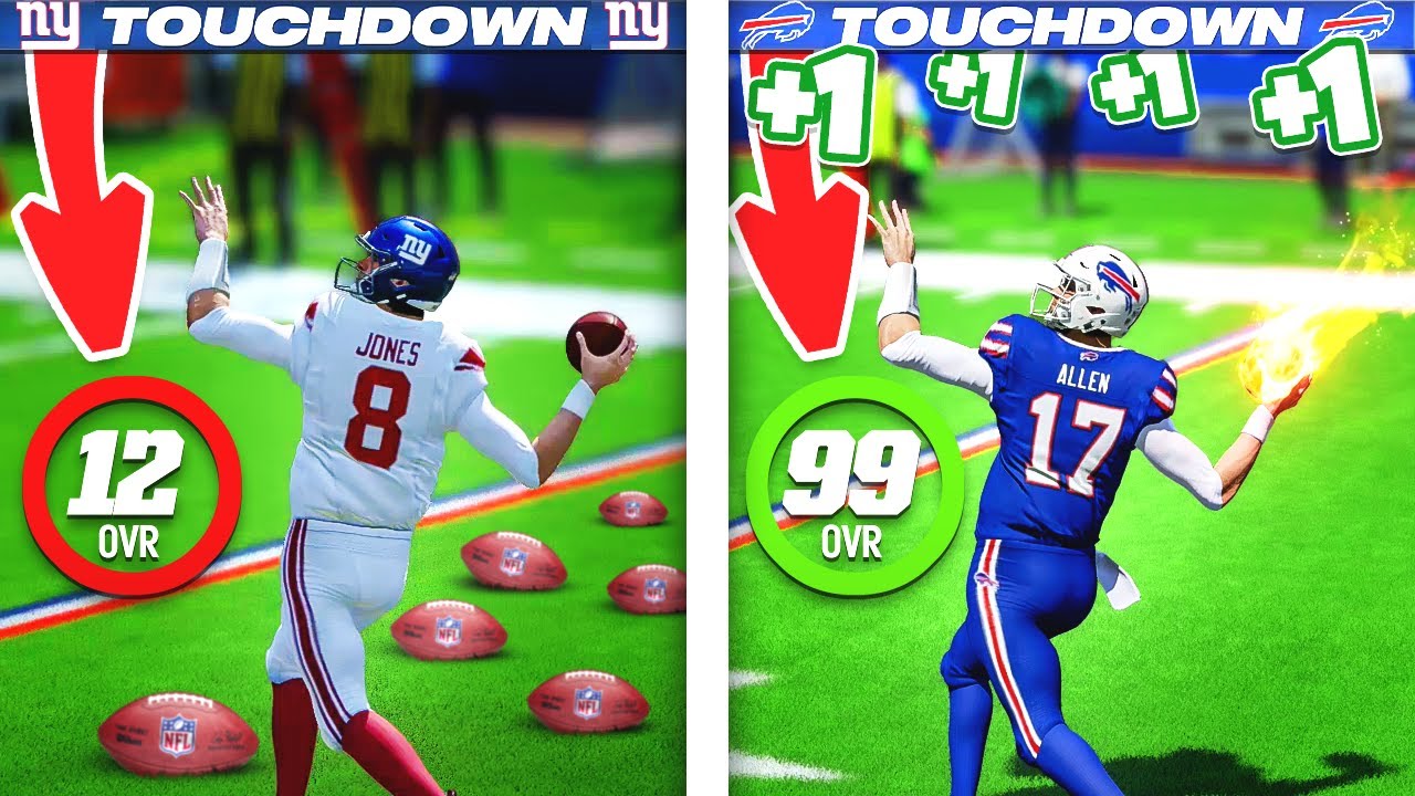 What If QB's Overall was based on Touchdowns Thrown? YouTube