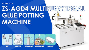 ZONESUN ZS-AGD4 Automatic AB Glue Dispensing and Potting Machine Automatic Glue Mixer