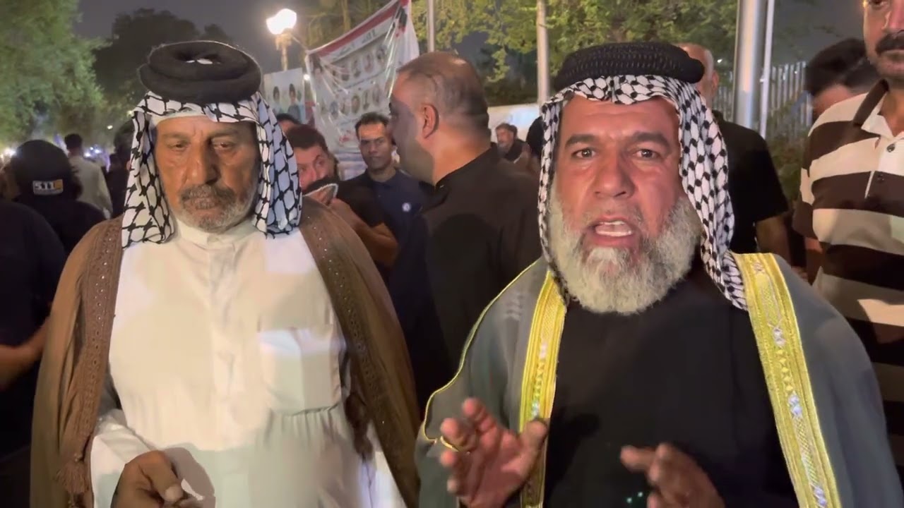 اخر لقاء مع الشهيد البطل ابو نور الساعدي احد ثوار عاشوراء مع ماجد المياحي في المنطقة الخضراء