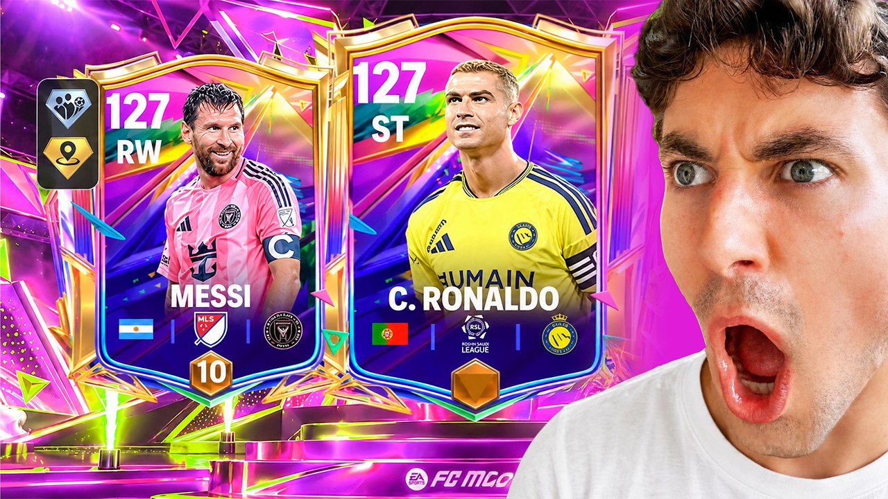 GREATEST FC MOBILE PACK OPENING FOR MESSI & RONALDO