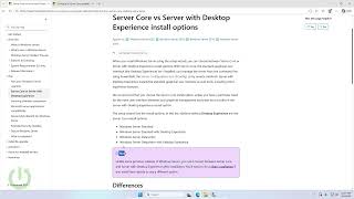 MICROSOFT Windows Server – When to choose Server Core vs Server with Desktop Experience