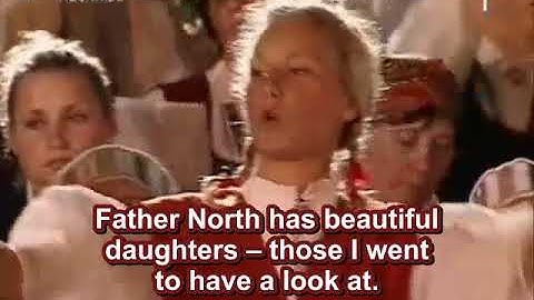 Latvian Song Festival 2008 After-Party - "Jūriņ prasa smalku tīklu" ENGLISH subtitles/translation