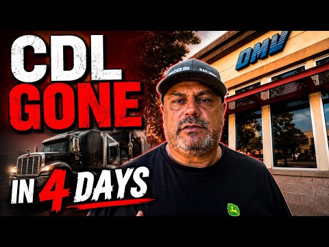 My CDL Nightmare: Losing My License in 4 Days