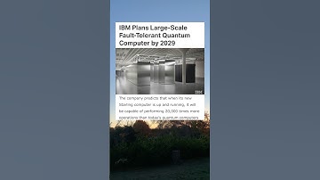 IBM planning large-scale quantum computer by 2029 #shorts #viralshorts