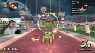 xQc Dominates the Snipers in MARIO KART WORLD