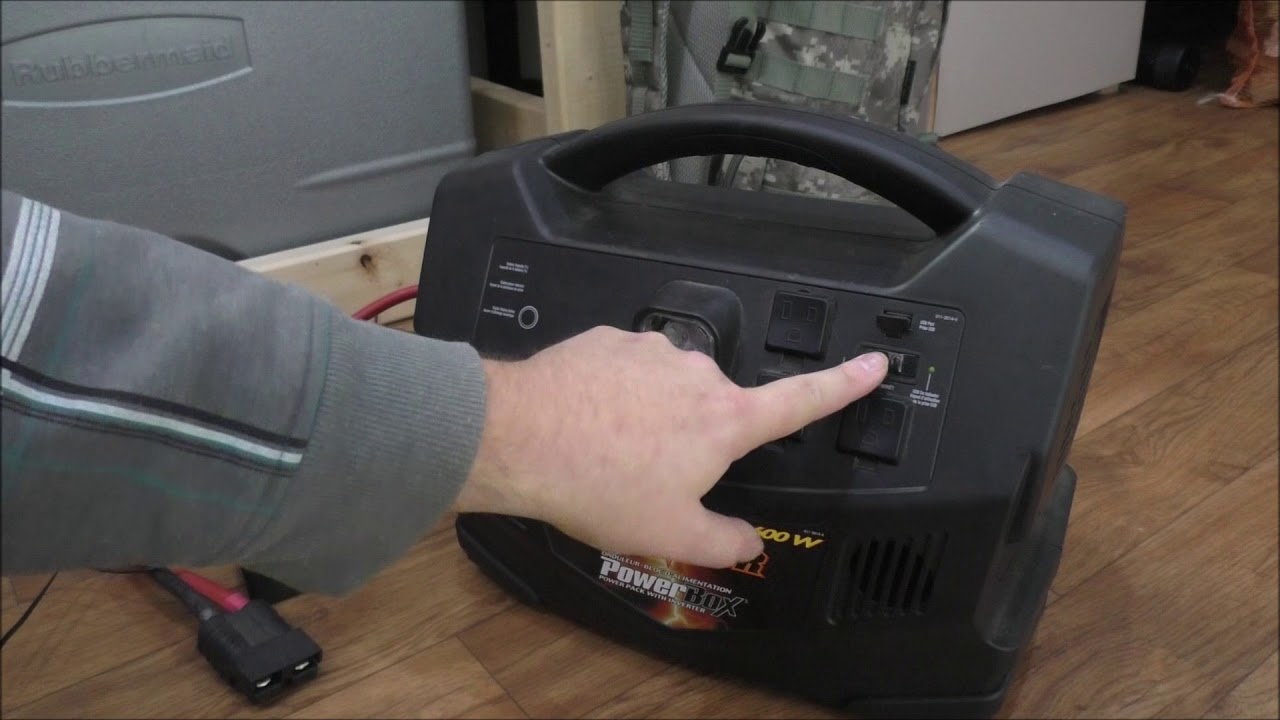 off the grid cabin Taking Apart A Jump Start Battery Pack
