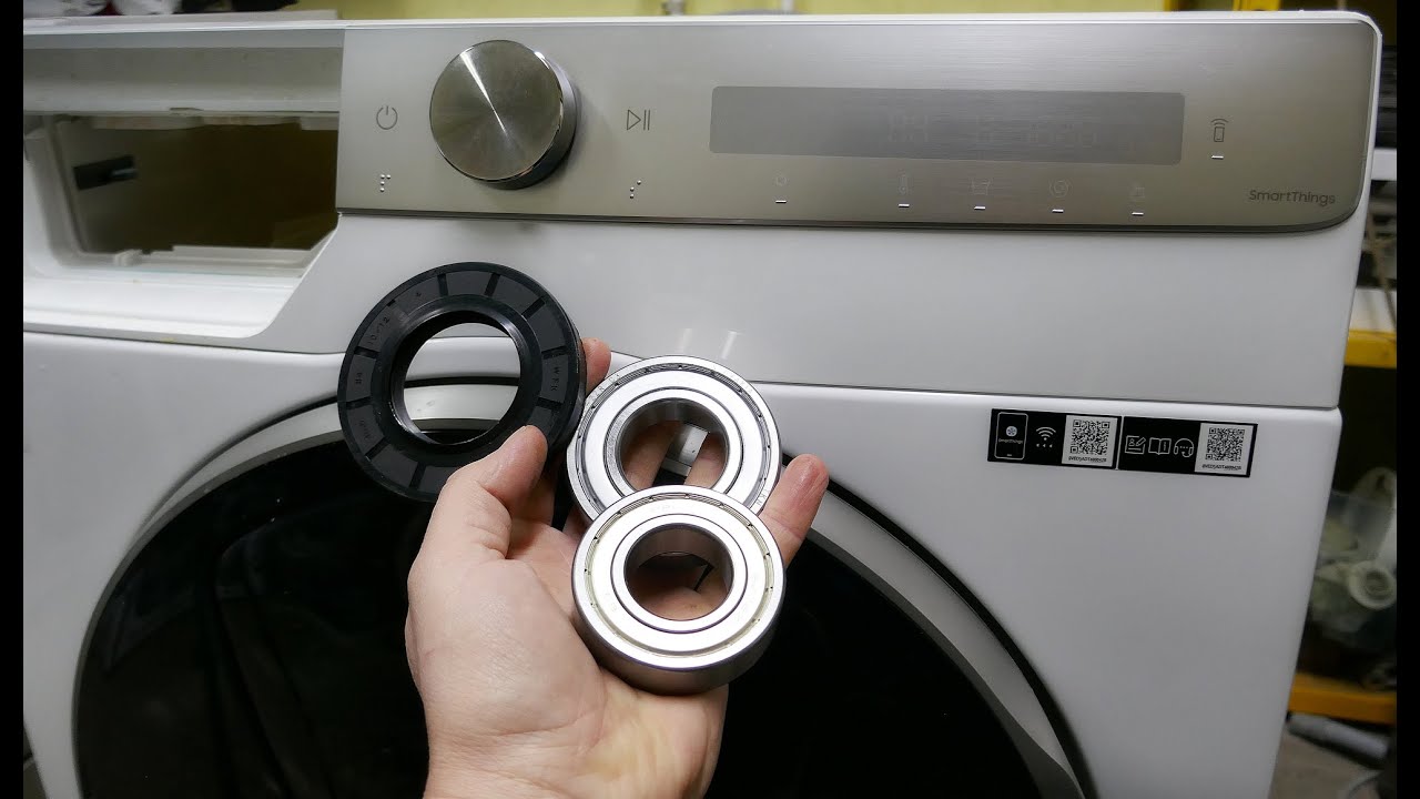Wymiana łożysk pralce Samsung WW90T954ASH QuickDrive Bearings replacement in washing machine Samsung