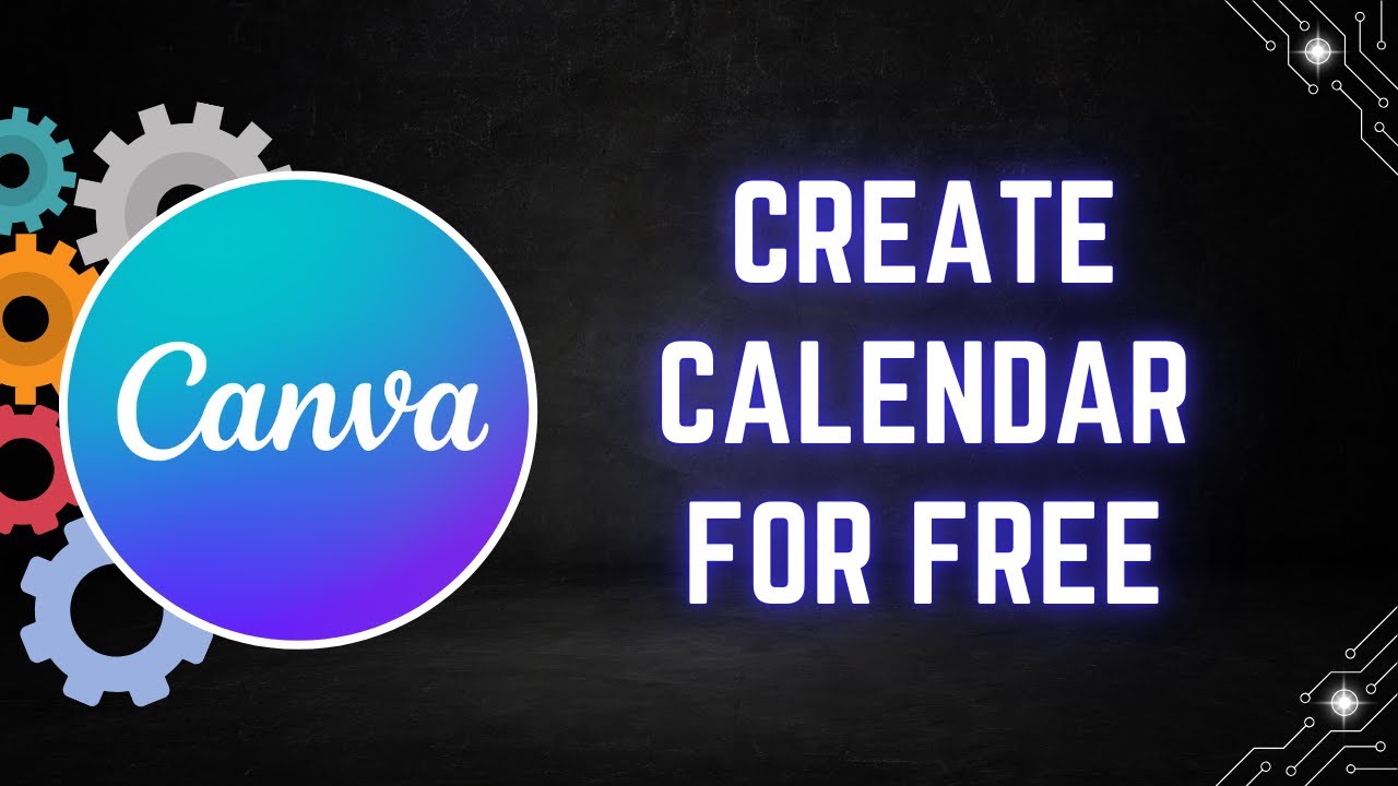 How to Create a Calendar Using Canva for Free - YouTube
