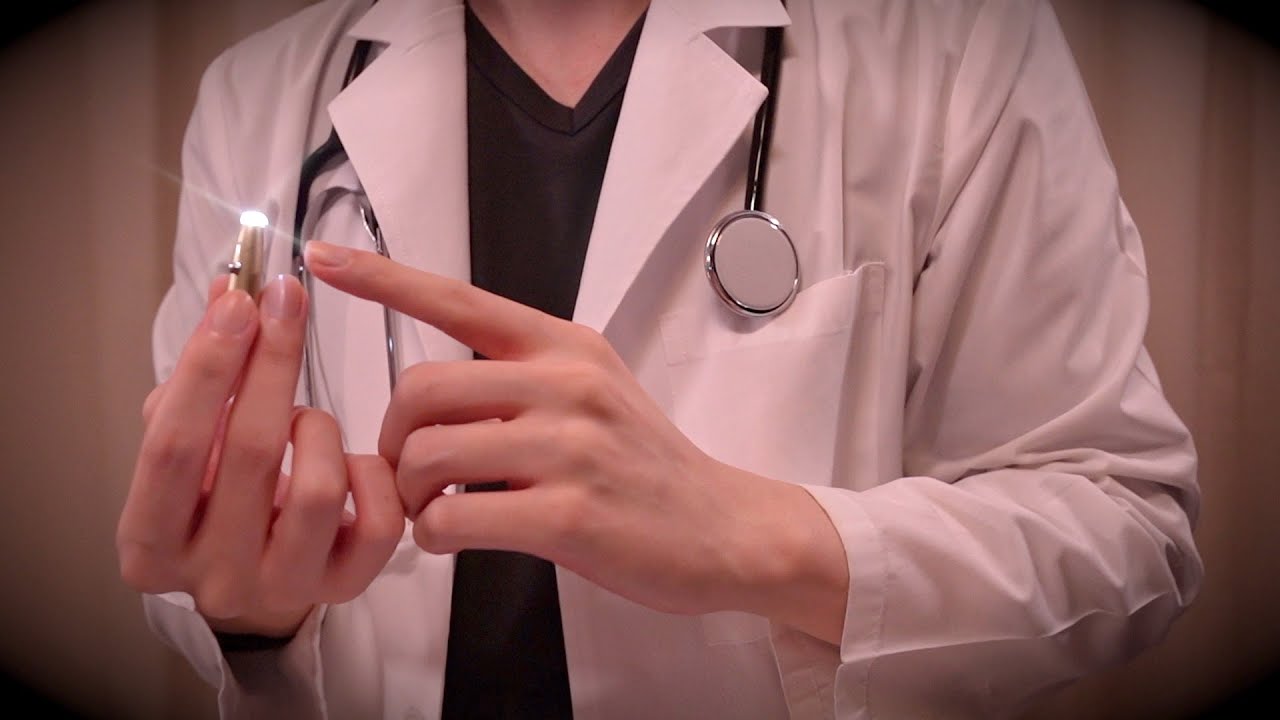 [ASMR]Обследование черепных нервов. Ролевая игра/Личное внимание(Soft spoken)