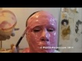 Moulage visage yeux ouverts masque silicone (nov 2014)