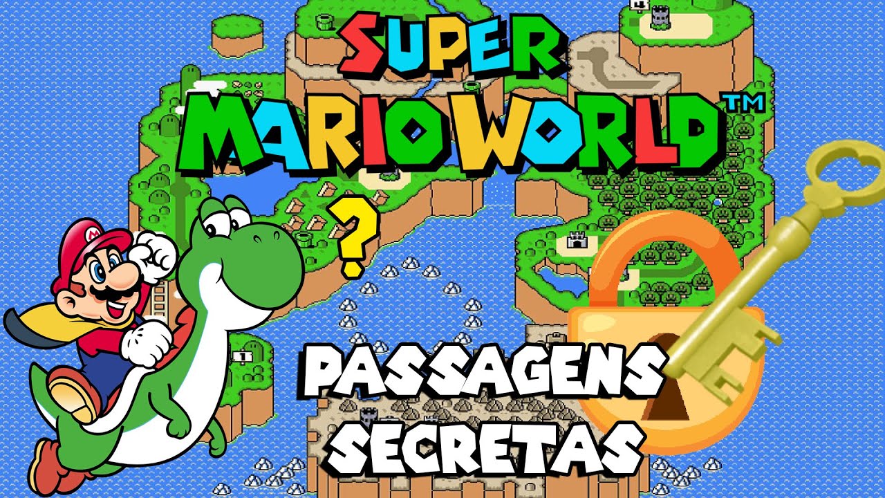 Super Mario World 100% TODAS as FASES e SAIDAS 