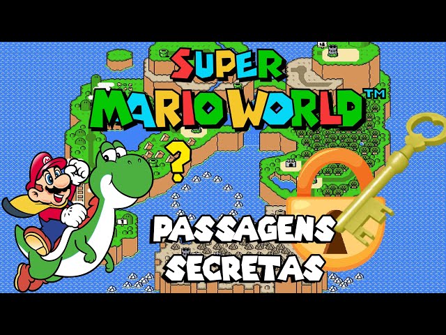 Super Mario World 100% TODAS as FASES e SAIDAS 