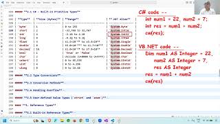 06 Value & Reference Types, Type Conversion, Boxing Unboxing