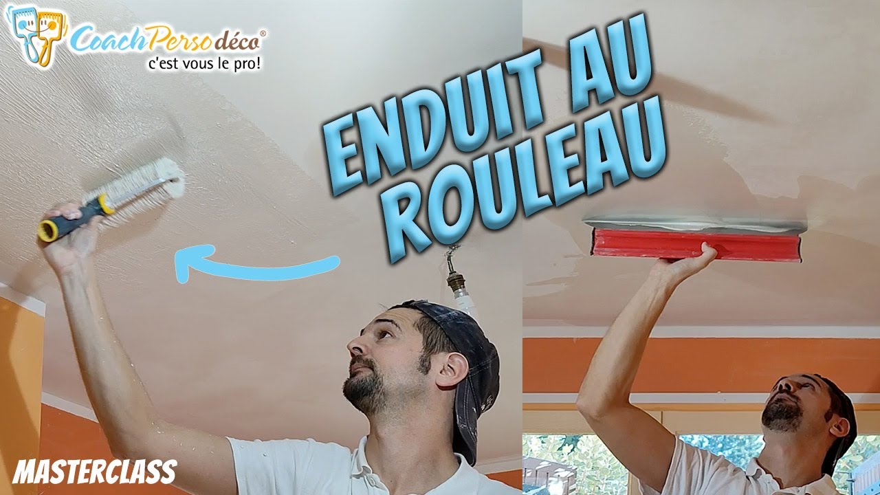 Appliquer un enduit au rouleau et ratisser l'ouvrage - MASTERCLASS 