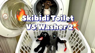 🥴 Skibidi Toilet VS Washing Machine #washingmachine #skibiditoilet #asmr