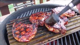 How to make BBQ Pork Chops  Easy Basic BBQ Grilled Pork Chops