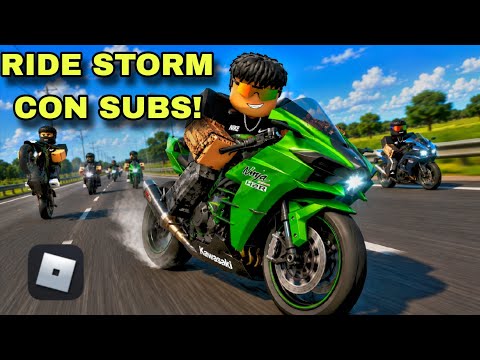 ROBLOX pero TODOS CON MOTO  😱​ / ride storm