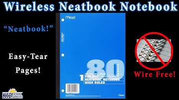 Wireless Notebook - One Subject Notebook - Mead Notebook