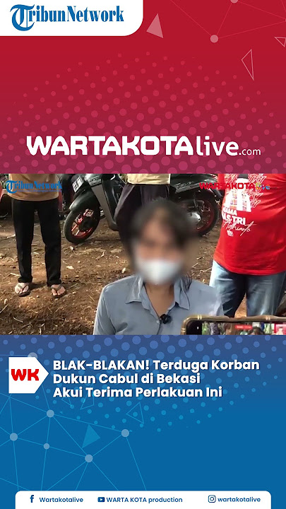 Terduga Korban Dukun Cabul di Bekasi Akui Kemaluan Ditusuk Jari Hingga Melihat Pelaku Onani